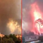 Manavgat Yanıyor Diğer İllerden Destek Ekipleri Gönderildi